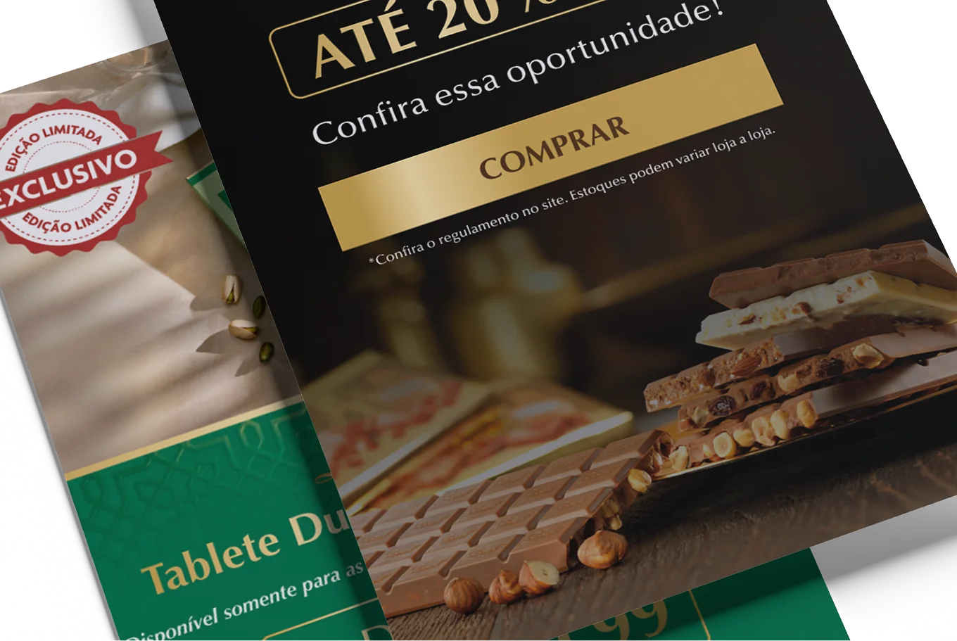 CTAs exclusivos Lindt para e-commerce com design premium orientado a conversão