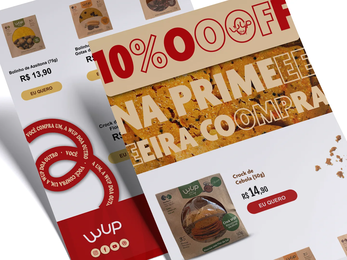 Linha editorial e estratégia de conteúdo da WUP Food com tom de voz e persona definidos