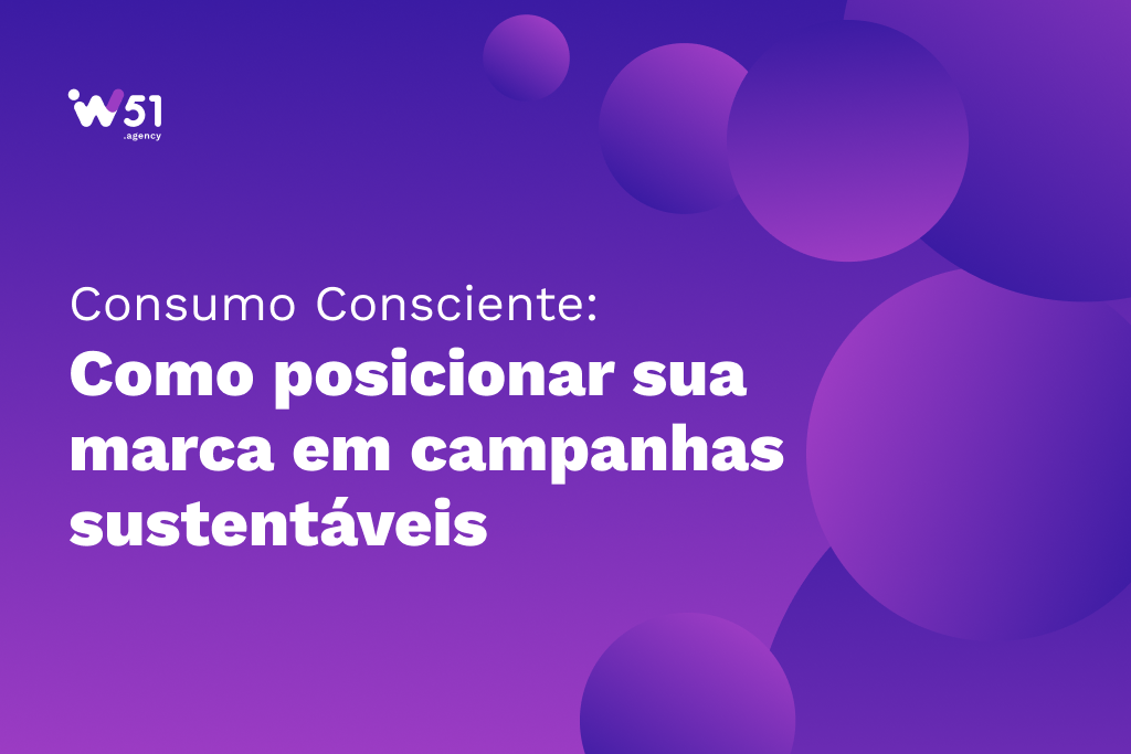 Imagem com fundo roxo e mensagem branca