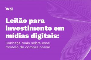 Leilão para investimento em mídias digitais